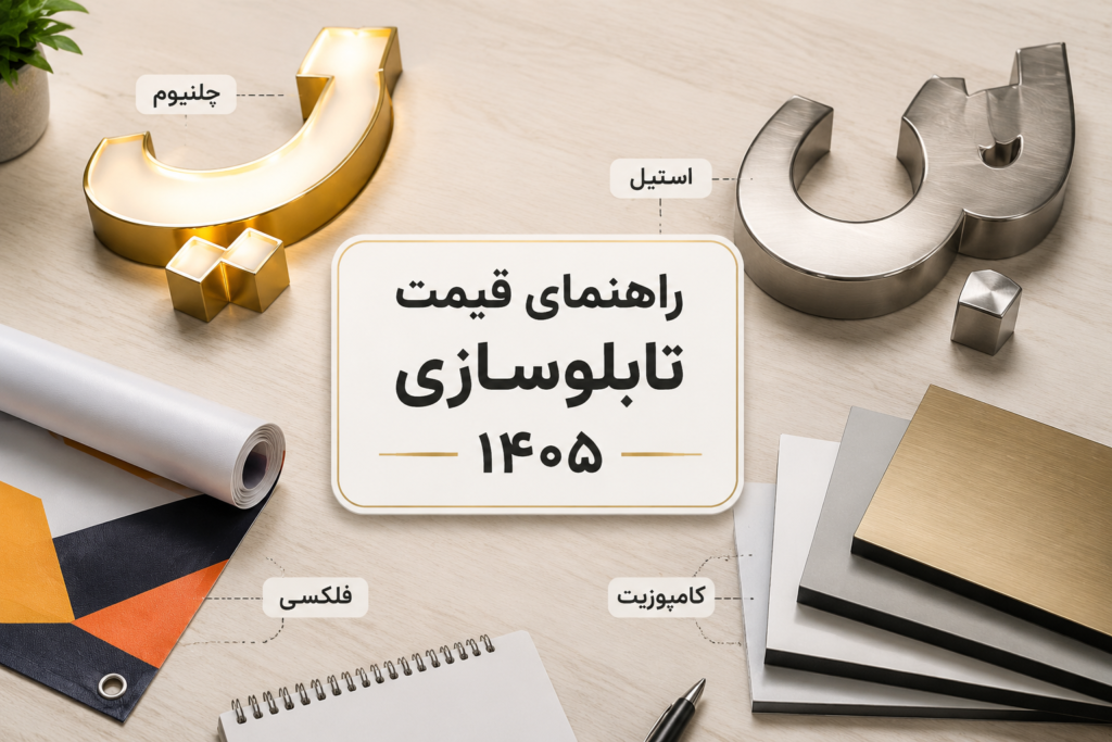 تابلوسازی در رشت (قیمت تابلو سازی در رشت 1405)